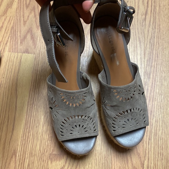 Zara style platform wedge espadrille sandals - Picture 6 of 6